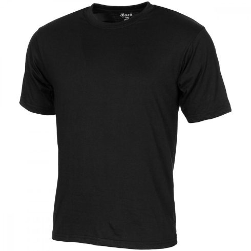 US T-Shirt, "Streetstyle", black - póló, rövid ujjú, fekete, MFH