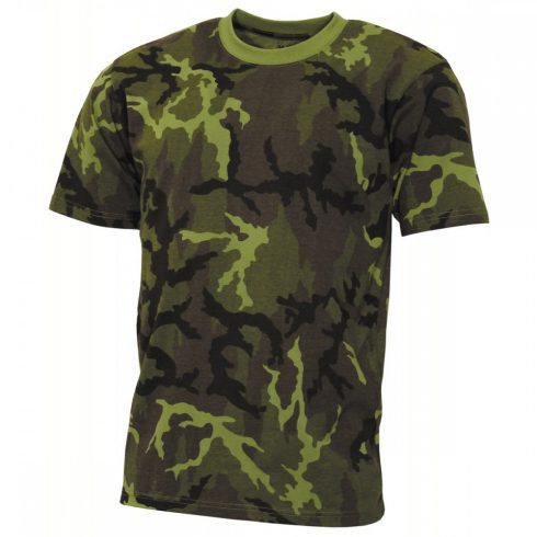 US T-Shirt, "Streetstyle", CZ camo - póló, rövid ujjú, CZ camo, terepmintás, MFH