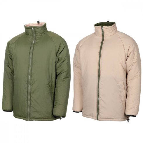 MFH GB Thermal Jacket, reversible, OD green/kaki, large sizes - dzseki, termo, kifordítható, zöld/khaki