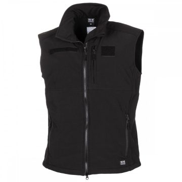 MFH Soft Shell Vest, "Allround", black - mellény