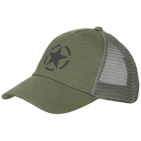 Trucker Cap, OD green, size-adjustable - sapka, zöld, állítható