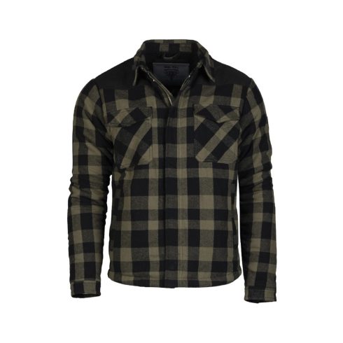 BLACK/OD LUMBERJACKET - dzseki, fekete, oliva, MIL-TEC