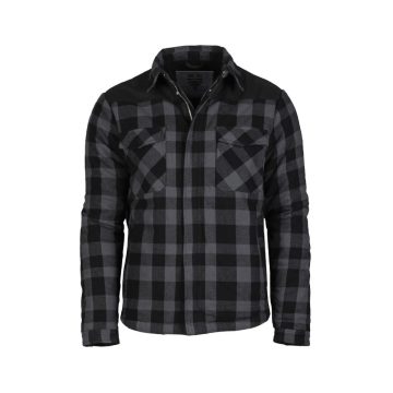 BLACK/GREY LUMBERJACKET - dzseki, fekete/szürke, MIL-TEC