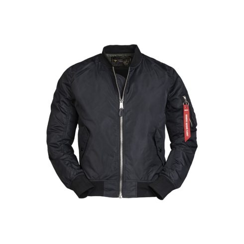 US BLACK SUMMER MA1® FLIGHT JACKET - dzseki, nyári, repülős, fekete, MIL-TEC