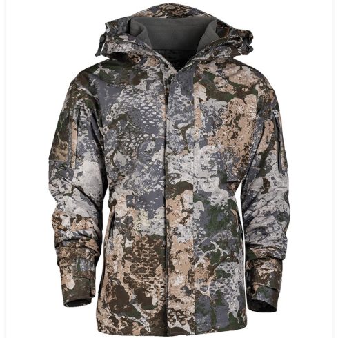 WASP I Z1B WET WEATH.JACKET W/FLEECE LINER GEN.II - MIL-TEC polár béléses esődzseki, foliage/camo, terepszínű, szürke