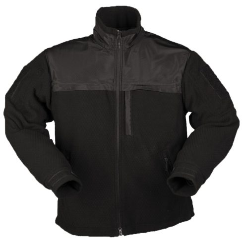 MIL-TEC HEXTAC® Fleece pulóver - Fekete