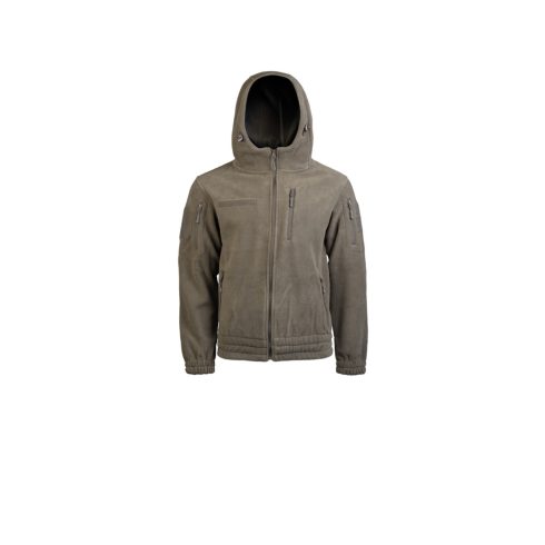 MIL-TEC OD COLD WEATHER FLEECE JACKET GEN.II WITH HOOD - kapucnis polár dzseki, oliva