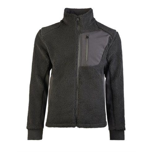BLACK BEARFORCE COLD WEATHER TEDDY-FLEECE JACKET - téli polár dzseki, oliva