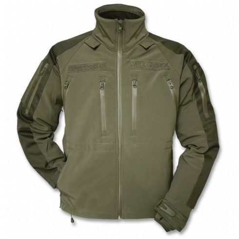 MIL-TEC 10859001 PROF.SOFTSHELL JACKET Taktikai Dzseki - Olive/Olivazöld