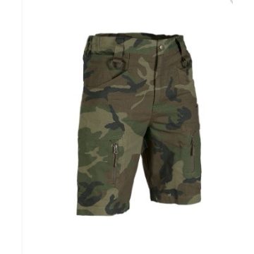   MIL-TEC, WOODLAND ASSAULT SHORTS RIPSTOP - rövidnadrág, woodland, terepmintás, terepszínű