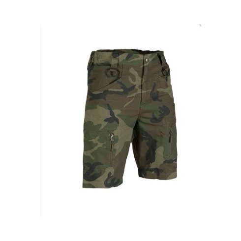 MIL-TEC, WOODLAND ASSAULT SHORTS RIPSTOP - rövidnadrág, woodland, terepmintás, terepszínű