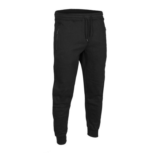 BLACK TACTICAL SWEATPANTS - taktikai, melegítőnadrág, tréningnadrág, fekete, MIL-TEC