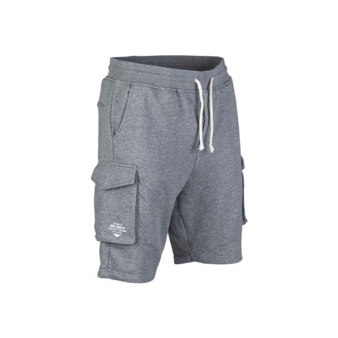 GREY US COTTON SWEATSHORTS - mdldgítőnadrág, rövid, szürke, MIL-TEC