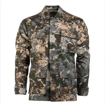   US WASP I Z1B R/S BDU FIELD JACKET - MIL-TEC, ripstop, zubbony, foliage/camo, terepszínű, szürke