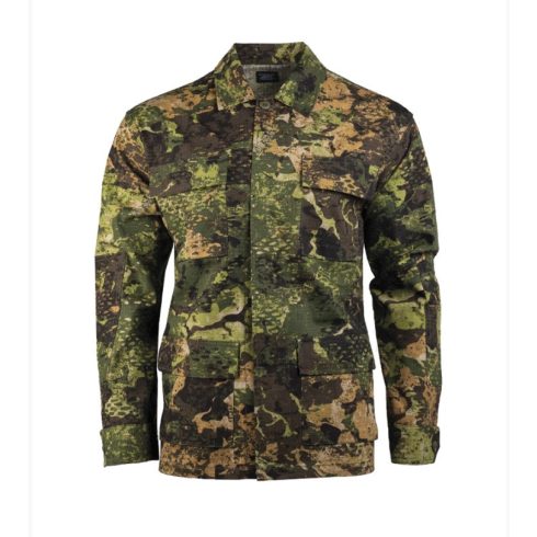 US WASP I Z3A R/S BDU FIELD JACKET - MIL-TEC, ripstop, zubbony, od/camo, terepszínű, zöld