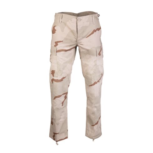 MIL-TEC US BDU Ripstop Slim-Fit nadrág - Desert