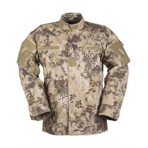 MIL-TEC 11942484 US MANDRA TAN ACU FIELD JACKET R/S taktikai zubbony - mandra tan