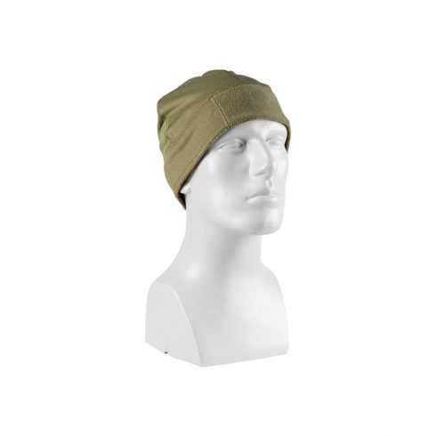 GERMAN OD CAP FLEECE - gyapjú, polár, sapka, drapp, oliv barna, MIL-TEC