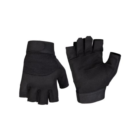 MIL-TEC BLACK ARMY FINGERLESS GLOVES