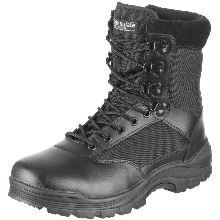 MIL TEC 12822102 Tactical zip Cipzáras Taktikai Bőrbakancs Fekete MIL TEC 12822102 Tactical zip Cipzáras Taktikai Bőrbakancs Fekete