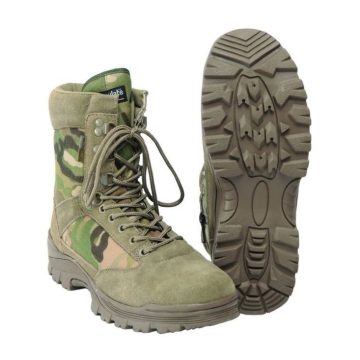   TEESAR 12822141 Tactical zip Cipzáras Taktikai Bőrbakancs - Multicam/Terepszínű