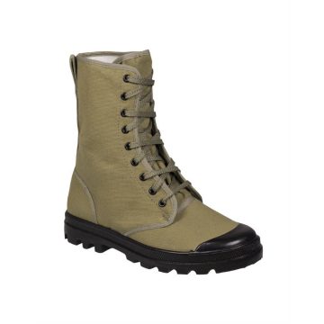   MIL-TEC FRENCH OD 9 HOLE CANVAS COM. BOOTS - taktikai bakancs, nyári