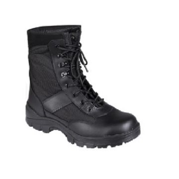 BLACK SECURITY BOOTS - MIL-TEC bakancs, fekete