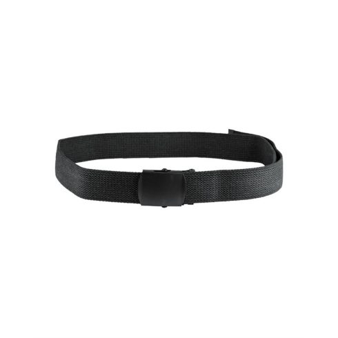 US BLACK 38 MM BELT BLACK BUCKLE - öv, csúszócsat, fekete, MIL-TEC