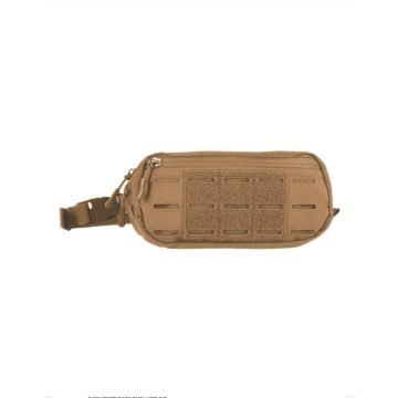   DARK COYOTE FANNY PACK LASER CUT - övtáska, lézer vágott, sötét prérifarkas