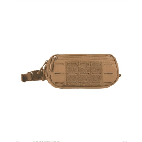 DARK COYOTE FANNY PACK LASER CUT - övtáska, lézer vágott, sötét prérifarkas