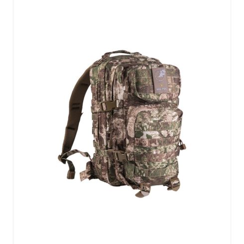 WASP I Z2 BACKPACK US ASSAULT SMALL - MIL-TEC, hátizsák, kicsi, 20 l, coyote/camo, terepszínű, barna