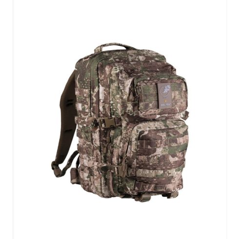 WASP I Z2 BACKPACK US ASSAULT LARGE - MIL-TEC, hátizsák, nagy, 36 l, cooyote/camo, terepszínű, barna