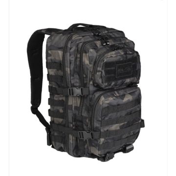   WASP I Z1B BACKPACK US ASSAULT LARGE - MIL-TEC, hátizsák, nagy, 36 l, dark camo, terepmintás, fekete