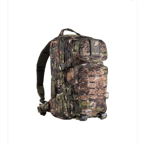 WASP I Z3A LASER CUT BACKPACK US ASSAULT SMALL - MIL-TEC, lézervágott, hátizsák, kicsi, 20 l, od/camo, terepszínű, zöld