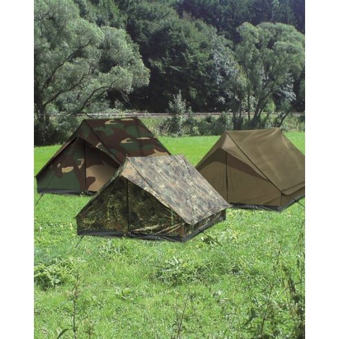 MIL-TEC 14205021 2-MEN TENT MINI PACK STANDARD 2 személyes Taktikai Sátor - Flecktarn/Terepszínű