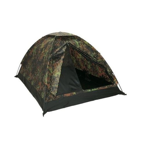 MIL-TEC 14208021 2-MEN TENT IGLU SUPER 2 személyes Taktikai Sátor - Flecktarn/Terepszínű