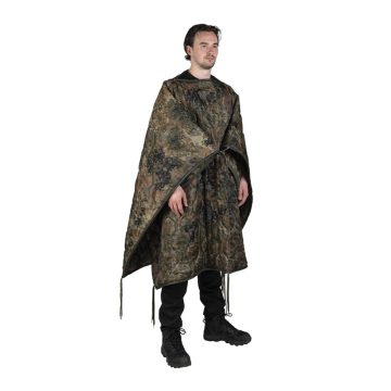   GERMAN CAMO PONCHO LINER ′MULTIFUNCTION′ - poncsó, hálózsák, terepmintás, MIL-TEC