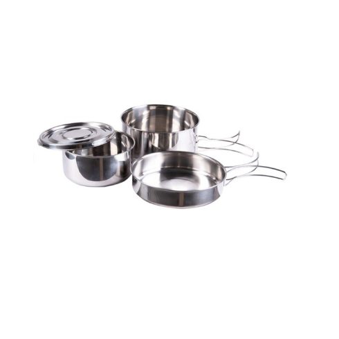 COOK SET STAINLESS STEEL 4-PCS. - Főzőedény készlet, rozsdamentes acél, 4 db-os