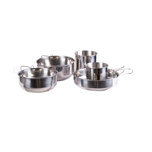 COOK SET STAINLESS STEEL 5-PCS. - Főzőedény készlet, rozsdamentes acél, 5db-os