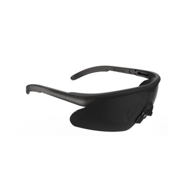   BLACK SAFETY GOGGLES SWISS EYE® RAPTOR PRO - MIL-TEC, biztonsági szemüveg, fekete