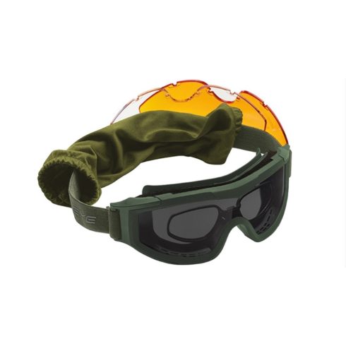 OD SAFETY GOGGLES SWISS EYE® F-TAC - MIL-TEC, biztonsági szemüveg, oliva