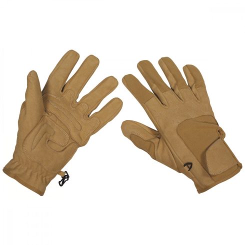 MFH Gloves, "Worker light", coyote tan kesztyű
