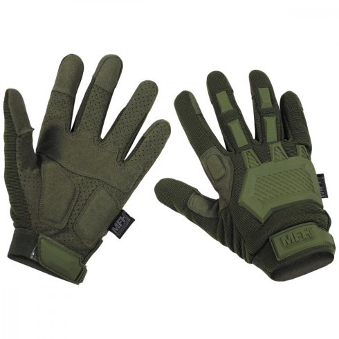 MFH Tactical Gloves, "Action", olive kesztyu