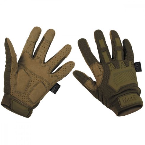 MFH Tactical Gloves, "Action", coyote kesztyu