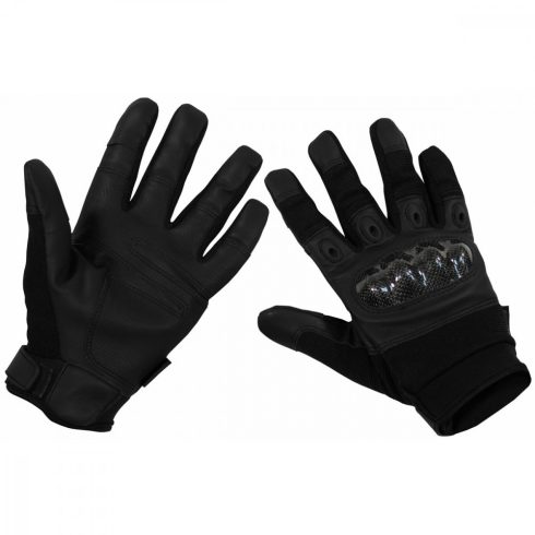 MFH Tactical Gloves, "Mission", black kesztyű