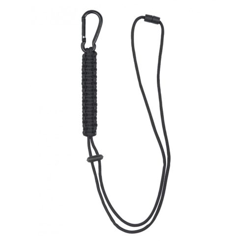 MIL-TEC Paracord Gun Lanyard - Fekete , biztonsági szíj