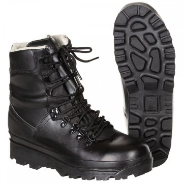 BW Mountain Boots, Breathtex® lining - MFH, bakancs, fekete