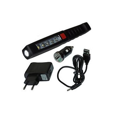 MFH LED Penlight, magnet, clip, rechargeable