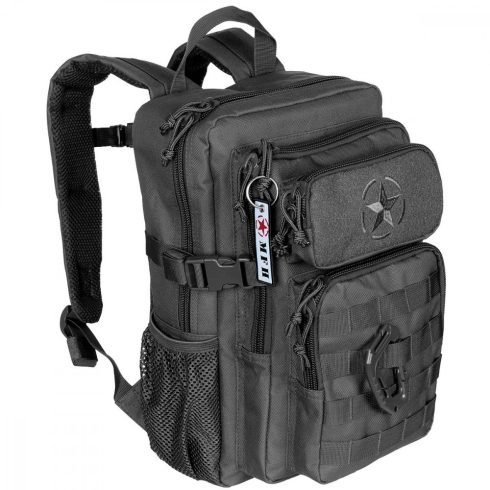 US Backpack, Assault, "Youngster", black - hátizsák