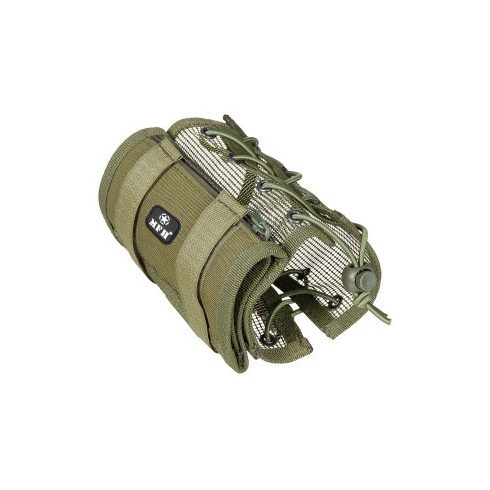 Arm Bag, od green, money- and map pocket - Pénz- és térképzseb alkarra, oliva zöld